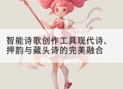 智能诗歌创作工具现代诗、押韵与藏头诗的完美融合